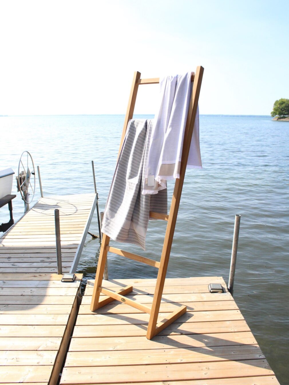 Towel ladder 71in (180 cm) with 6 bars