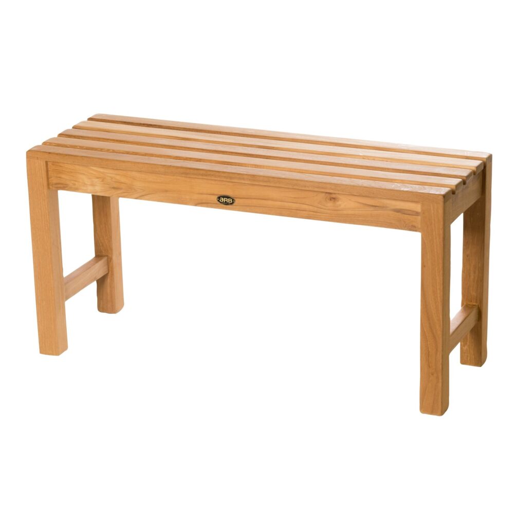 Teak shower bench coach 36in (90 cm)