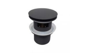 Drain et trop plein – noir mat