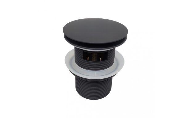 Drain et trop plein – noir mat