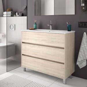 Meuble ARENYS 1000 CHÊNE CALÉDONIE + Vasque