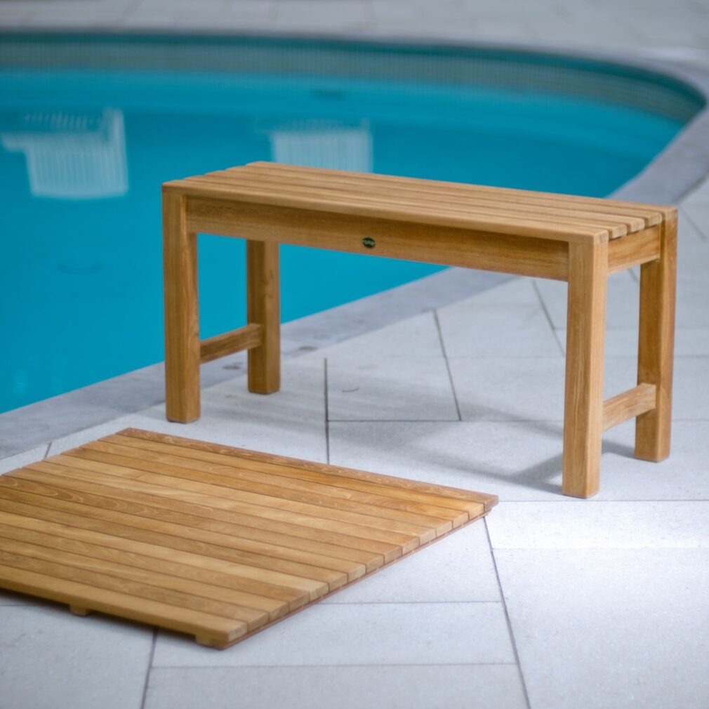 MAT2518 – Caillebotis en teck 63.5 cm x 46 cm (25 x 18 po)”