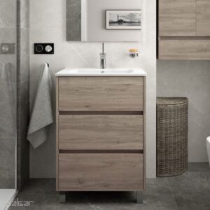 Vanity unit ARENYS 600 ETERNITY OAK+ Basin