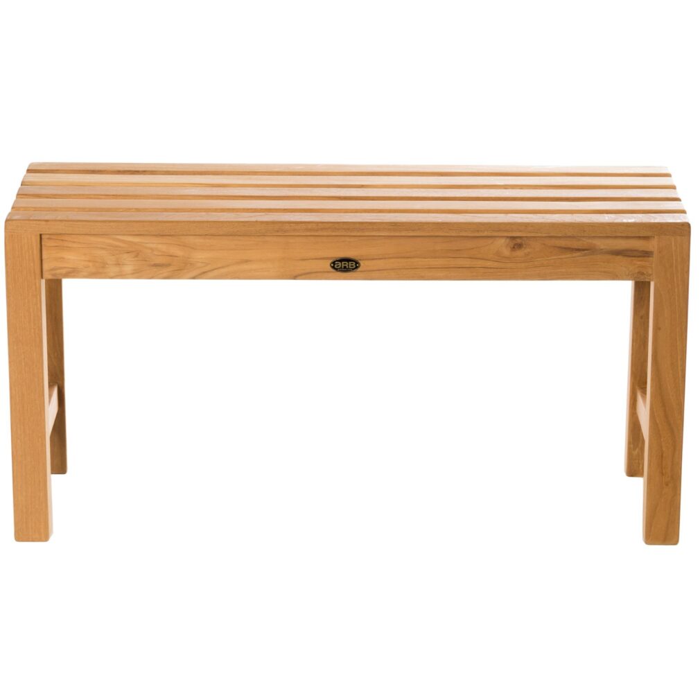 Teak shower bench coach 36in (90 cm)