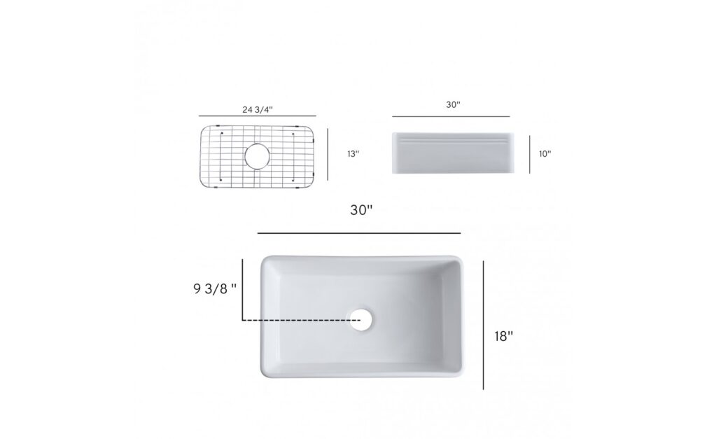 Évier 31″ – Lirica