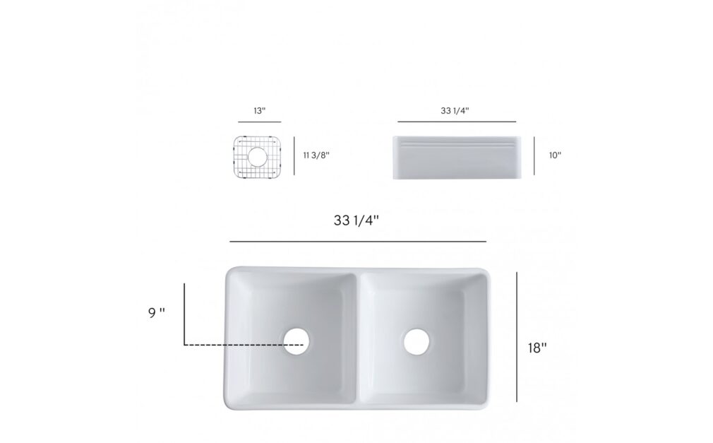 Évier 33″ – Neva