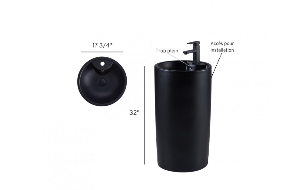 Lavabo piédestal – Costa ll